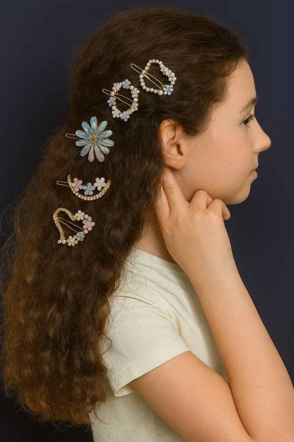 Korean Hair Pins - Set of 4 pcs