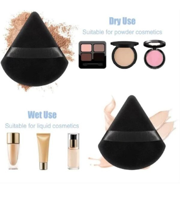 Makeup Sponge Puff - 6 Pcs (Triangle puff - 2 pcs, Finger Puff - 4 Pcs) - Image 4
