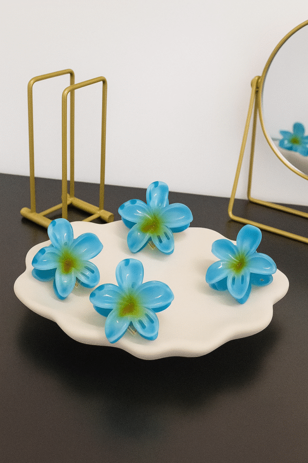 Flower Hair Claw Clips - 1 pcs