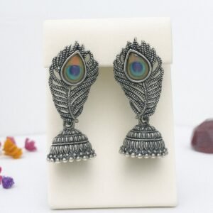Jhumikki Kammal - Silver Oxidised