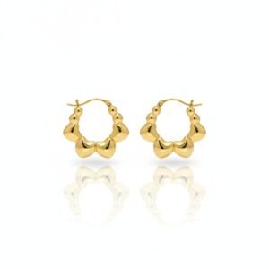 Hoop Earrings - 18K Gold Plated